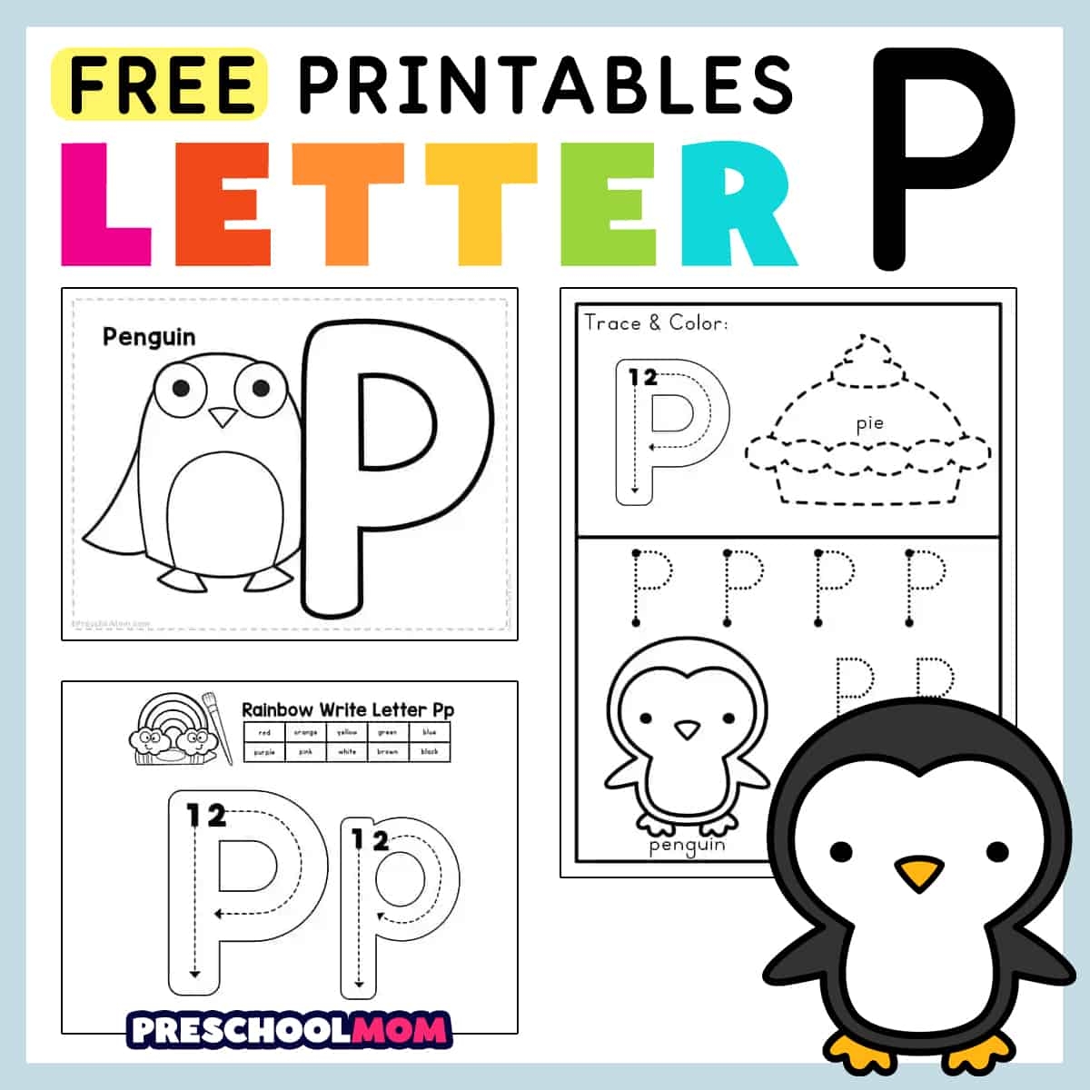 Letter P Printable Worksheets