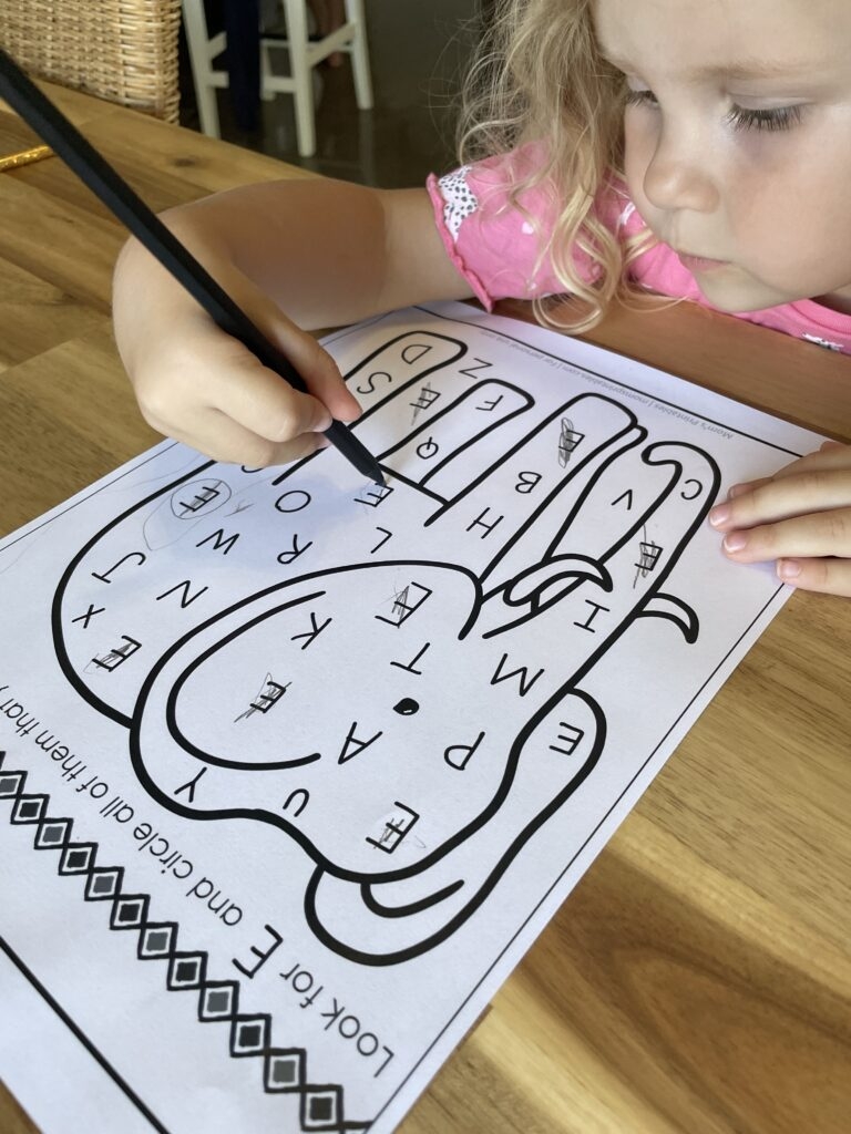 free printable letter recognition worksheets