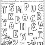 Letter Recognition Worksheets Planning Playtime
