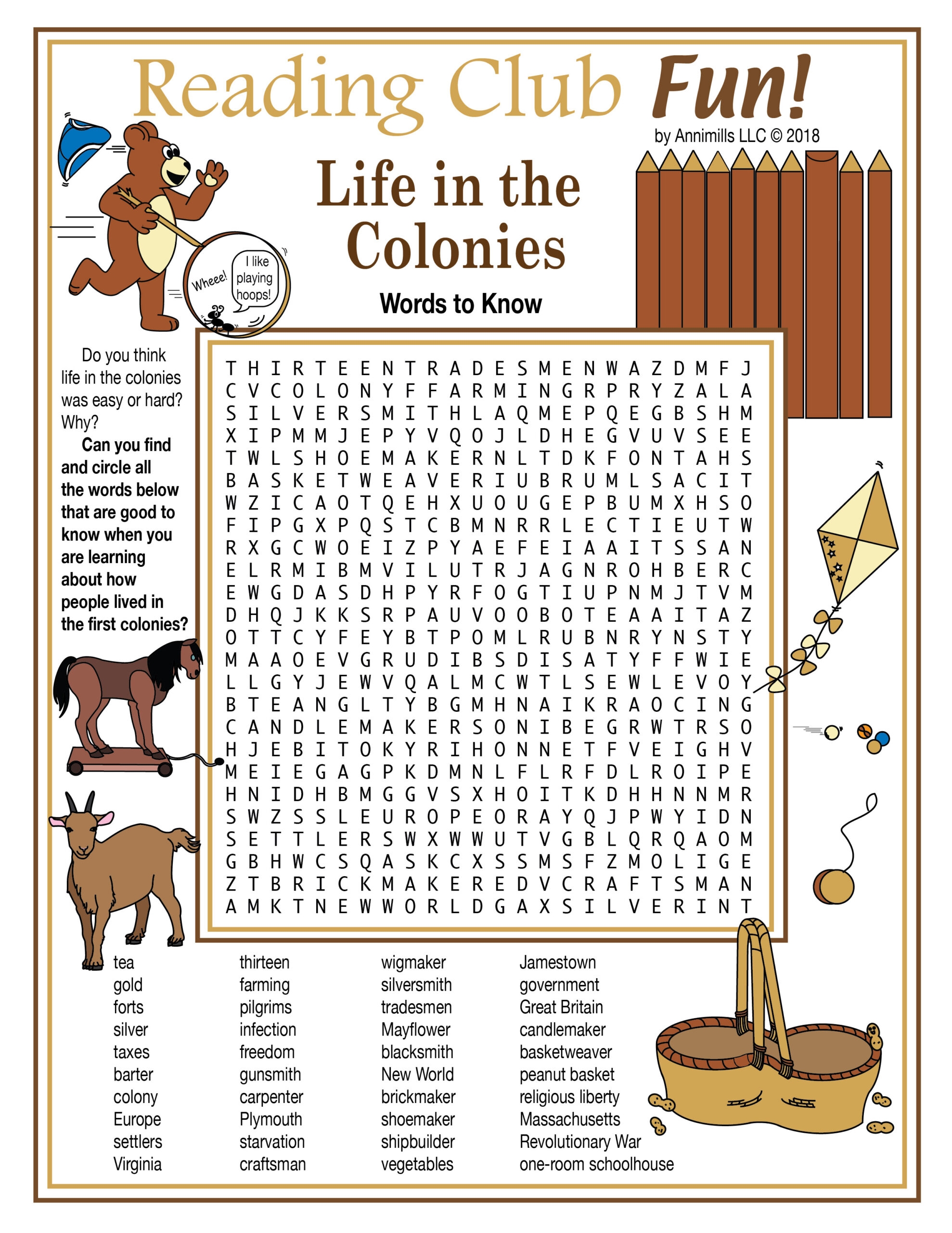 history word search puzzles