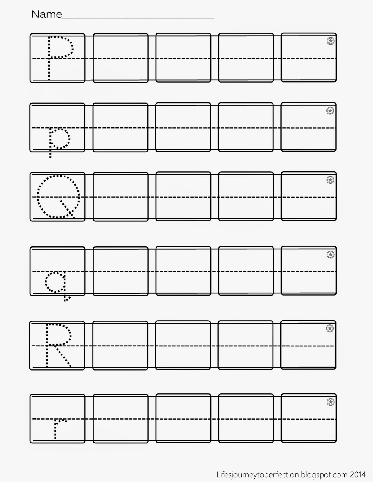 Life s Journey To Perfection Preschool Practice ABC Writing Worksheet Printables