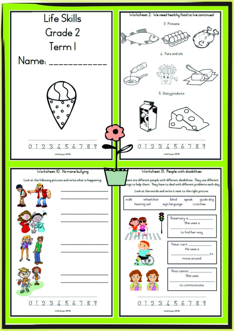 Life Skills Community Safety Signs Printable Worksheets Special Worksheets Library