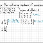 Linear Algebra Example Problems Solving Systems Of Equations 2 3 YouTube