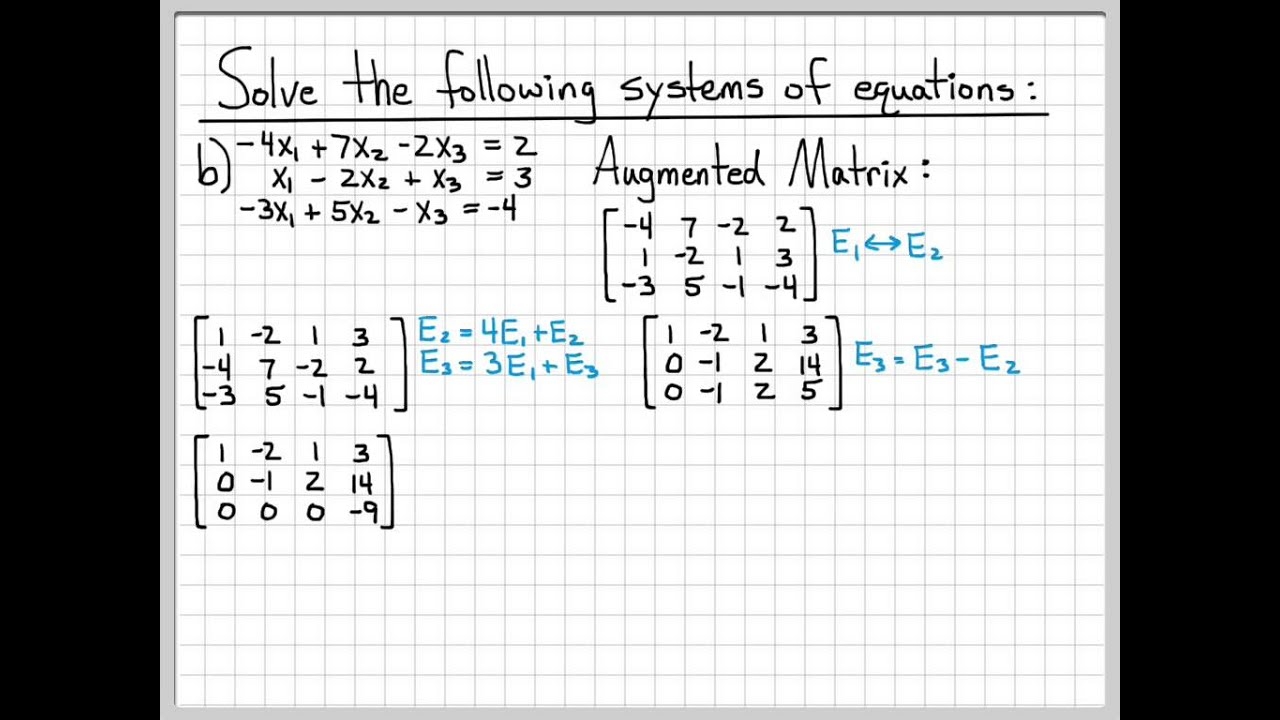 Linear Algebra Practice Problems