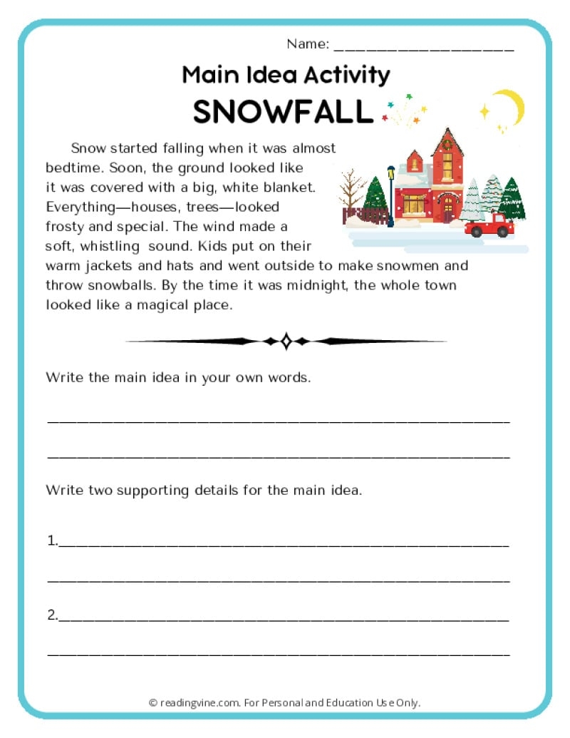 main idea worksheets 3rd grade main idea worksheets 3rd grade