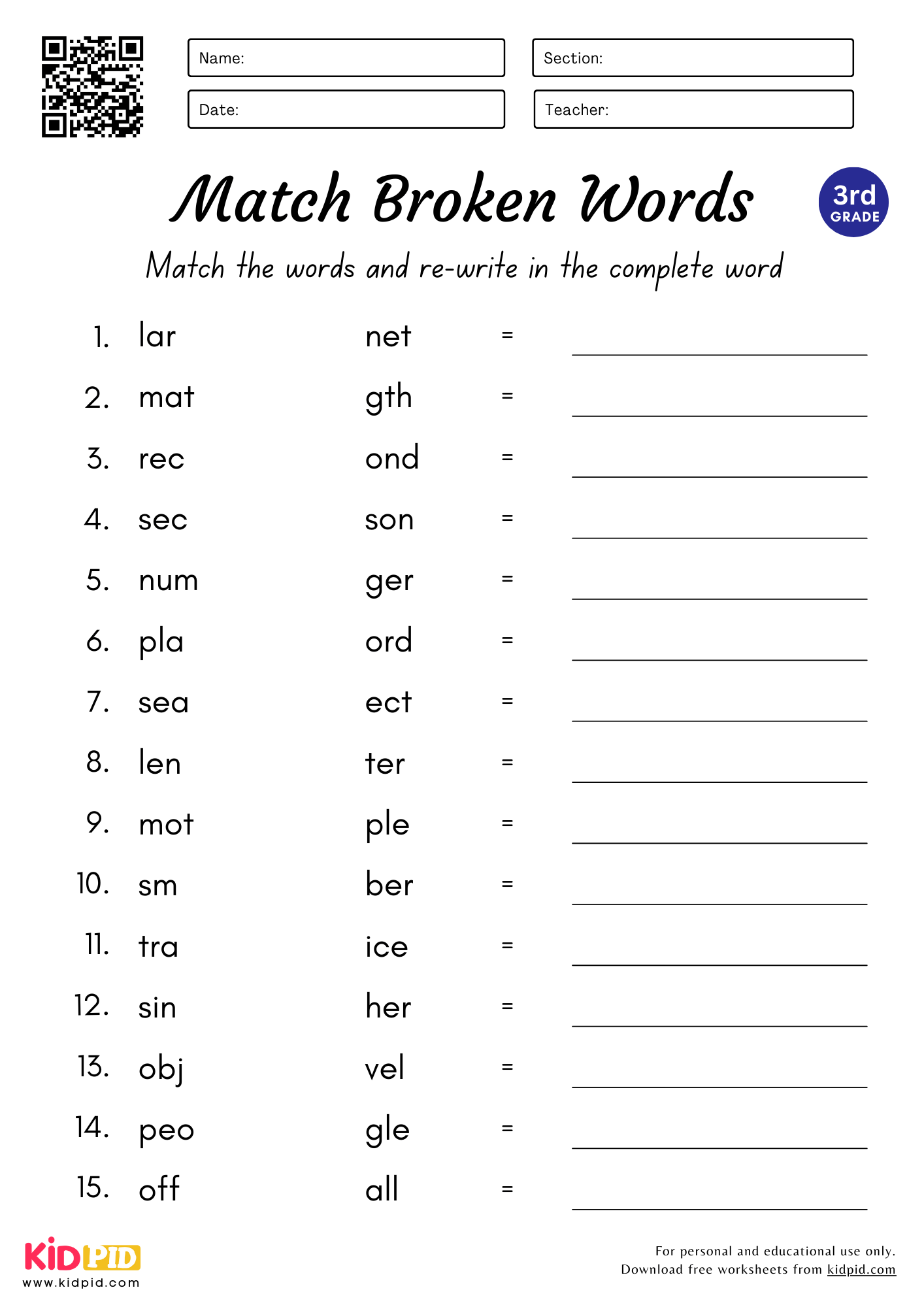 3rd grade printable worksheets 3rd grade printable worksheets