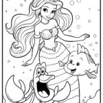 Mermaid Coloring Pages Ariel Coloring Pages FreeColoringPages