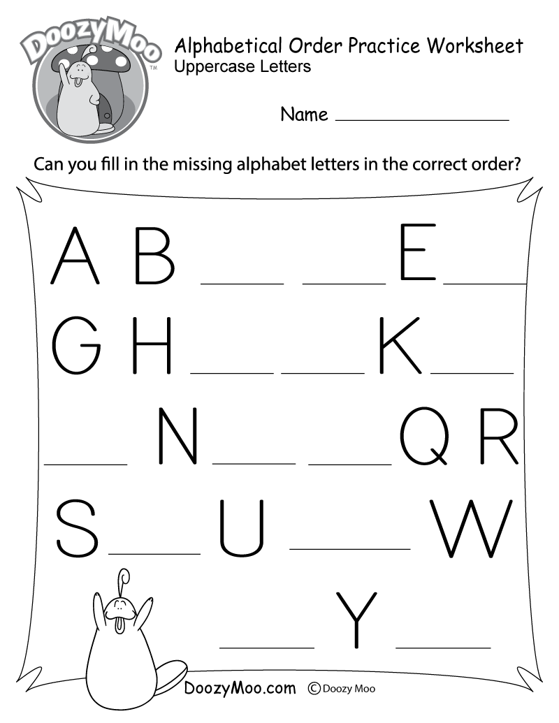 Missing Letter Worksheets Free Printables Doozy Moo Missing Letter Worksheets Free Printables Doozy Moo