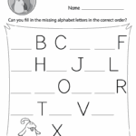 Missing Letter Worksheets Free Printables Doozy Moo