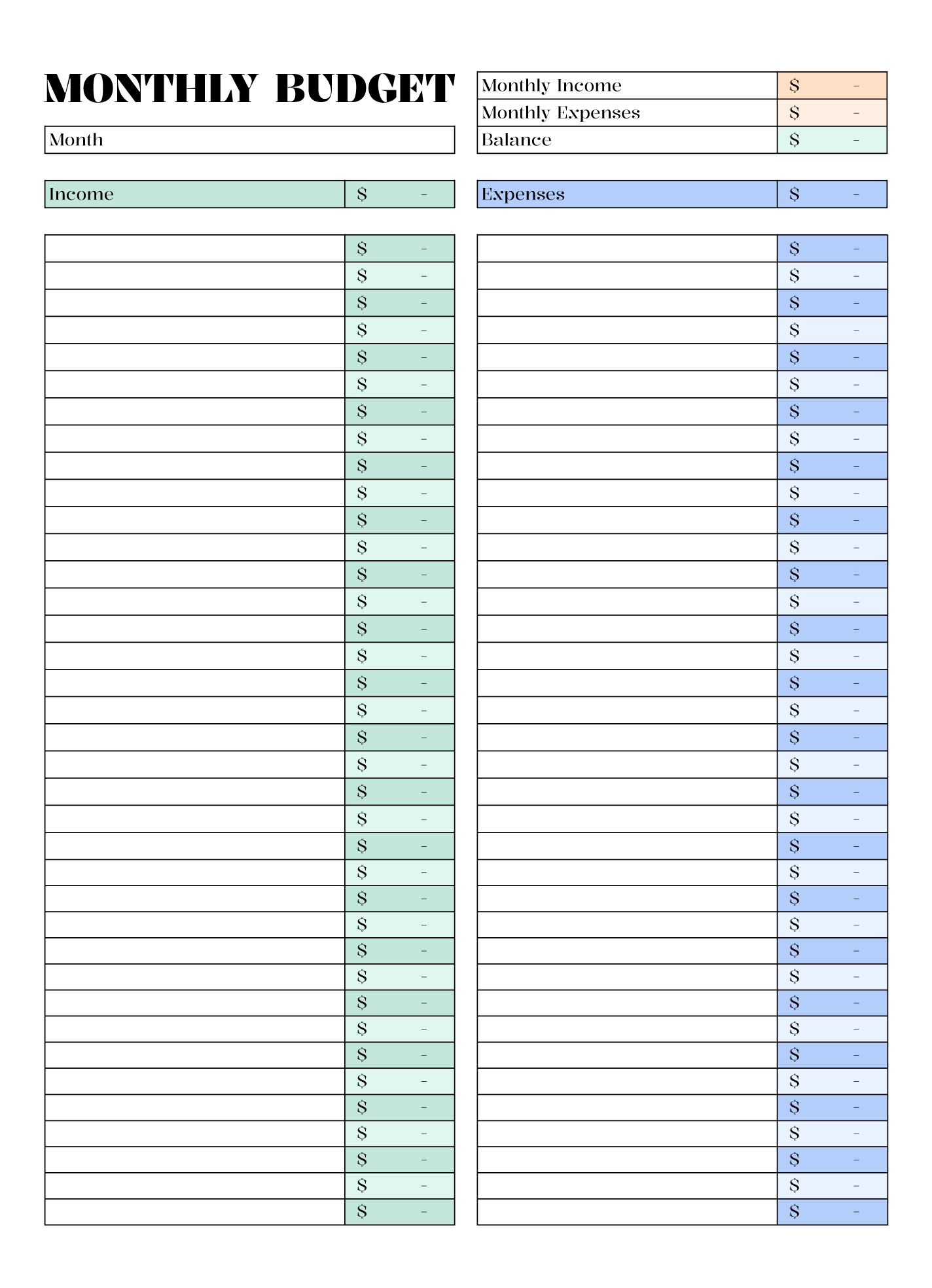 Monthly Income And Expense Sheet Free Google Sheets Excel Template Monthly Income And Expense Sheet Free Google Sheets Excel Template