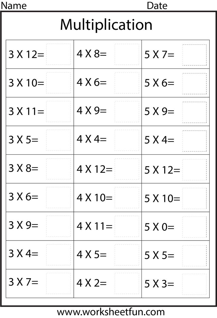 Multiplication Mixed Times Tables Ten Worksheets FREE Printable Worksheets Multiplication Mixed Times Tables Ten Worksheets FREE Printable Worksheets