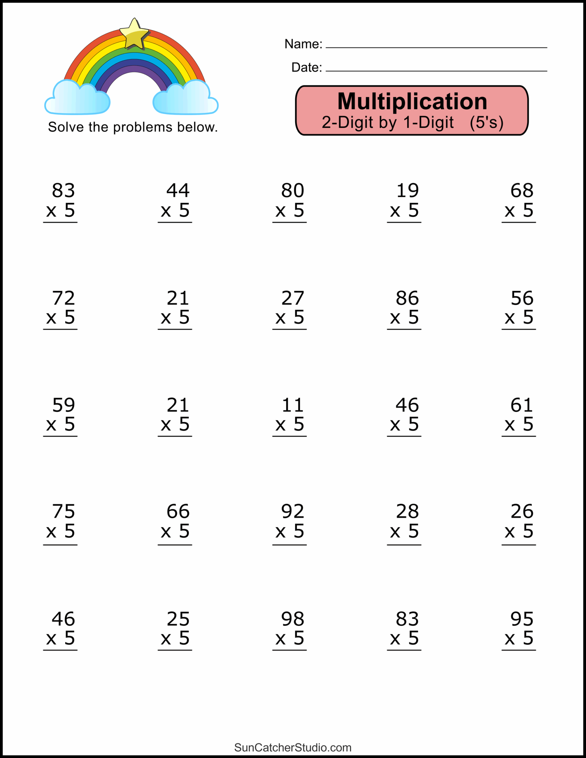 Multiplication Worksheets 2 Digit By 1 Digit Math Drills Free Printables Monograms Design Tools Patterns DIY Projects Multiplication Worksheets 2 Digit By 1 Digit Math Drills Free Printables Monograms Design Tools Patterns DIY Projects