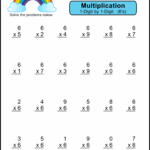 Multiplication Worksheets One Digit Math Drills Free Printables Monograms Design Tools Patterns DIY Projects