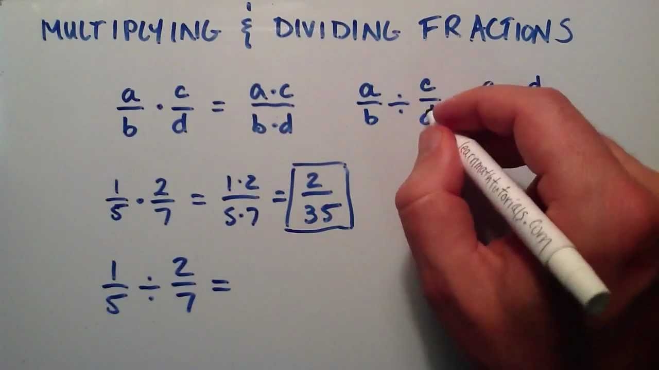 Multiplying And Dividing Fractions Intermediate Algebra Lesson 7 YouTube