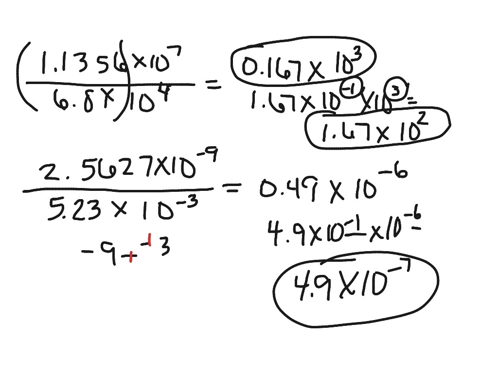 Multiplying And Dividing With Scientific Notation Math Scientific Notation Middle School Math 8th Grade Math 8 EE 4 ShowMe Multiplying And Dividing With Scientific Notation Math Scientific Notation Middle School Math 8th Grade Math 8 EE 4 ShowMe