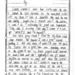 Narrative Writing Sample Grade 6