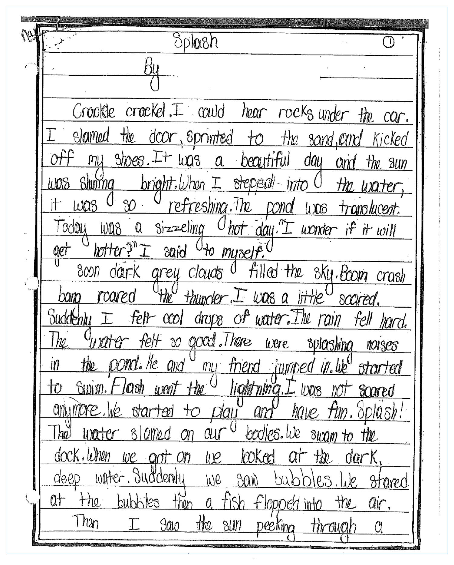 Writing For 6th Graders