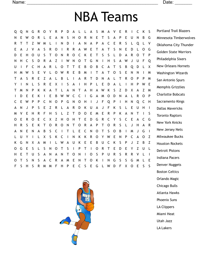 word search basketball