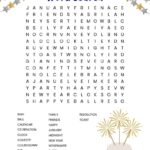 New Year s Word Search Free Printable