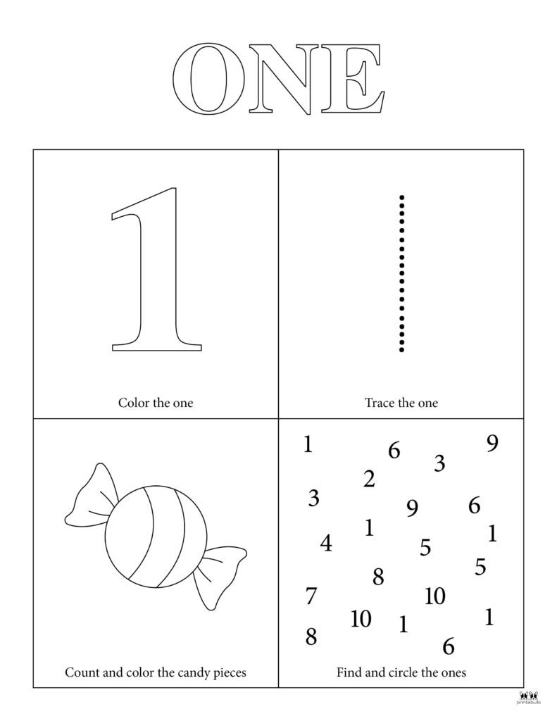 Number 1 Tracing Worksheets 15 FREE Pages Printabulls Number 1 Tracing Worksheets 15 FREE Pages Printabulls
