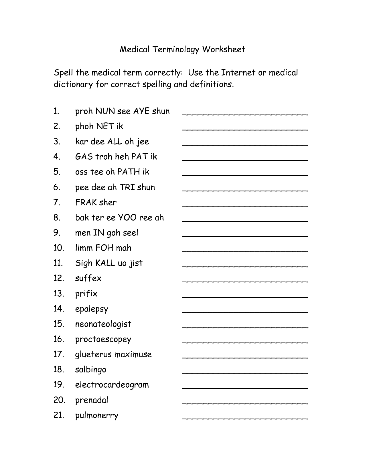 Nursing Math Worksheet Printables Best Of Free Printable Medical Worksheets Library