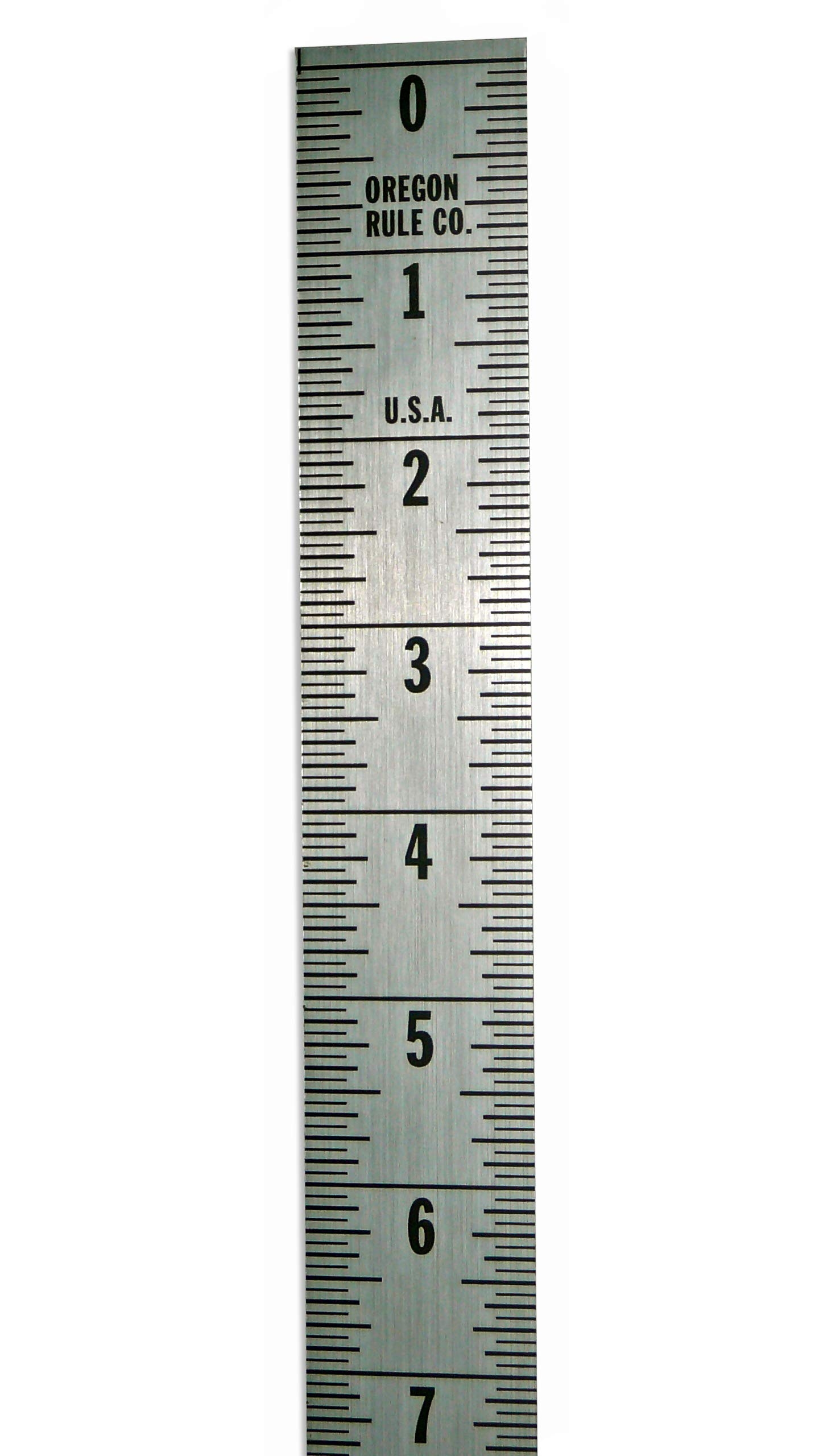 Oregon Rule Co Ruler Adhesive Backed 1 1 4 Inch Wide X 36 Inch Long Vertical Down Fractional 1 16 Grads Silver Amazon Oregon Rule Co Ruler Adhesive Backed 1 1 4 Inch Wide X 36 Inch Long Vertical Down Fractional 1 16 Grads Silver Amazon