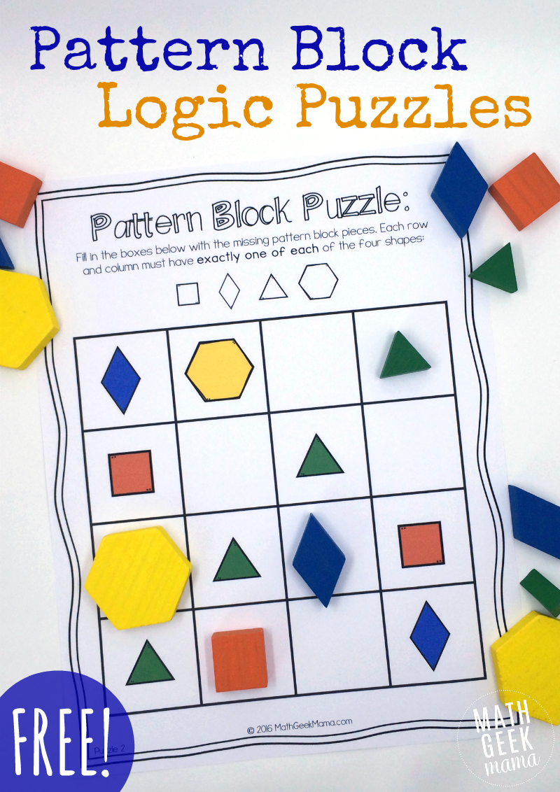 Pattern Block Puzzles FREE Pattern Block Puzzles FREE