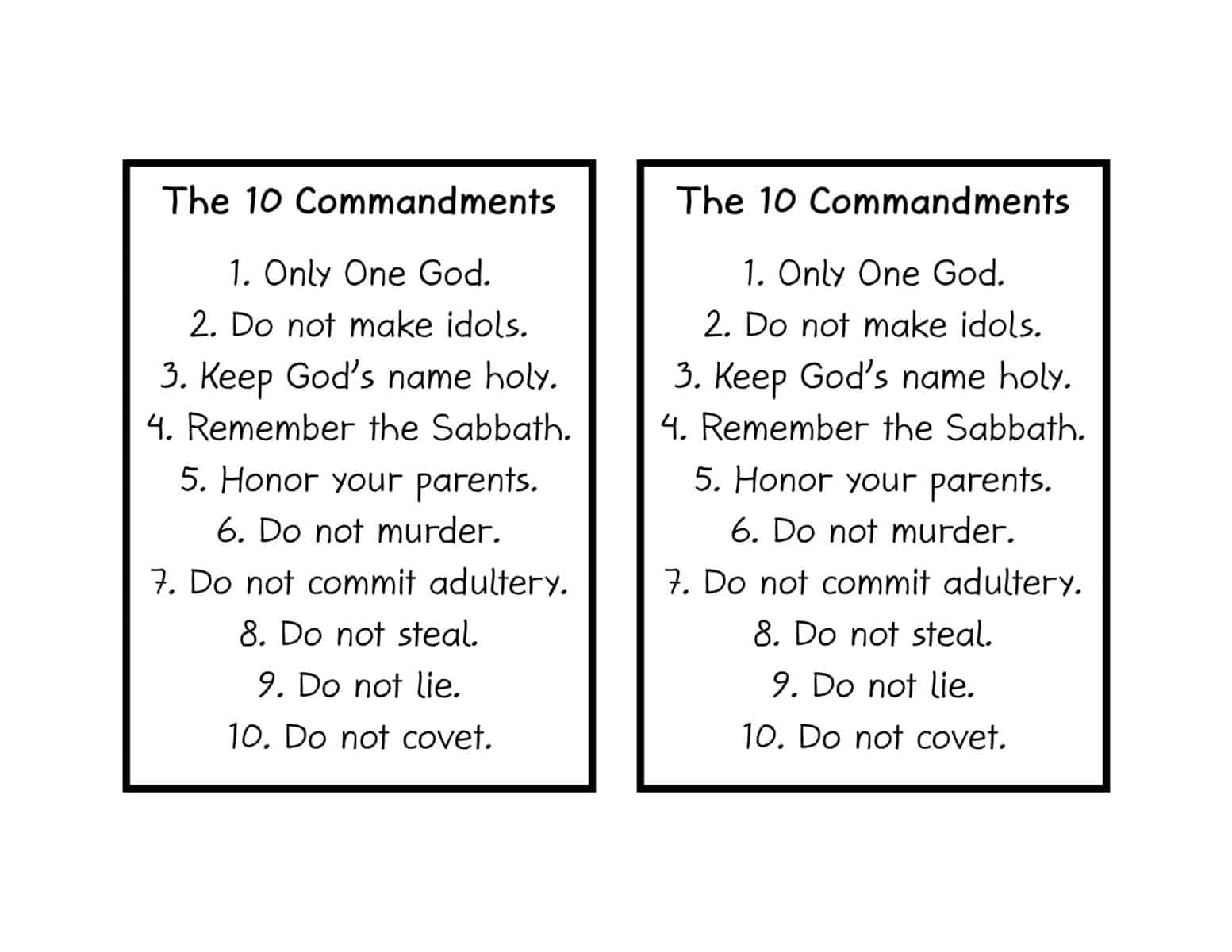 PDF Torn Paper 10 Commandments 1 Christian Preschool Printables PDF Torn Paper 10 Commandments 1 Christian Preschool Printables