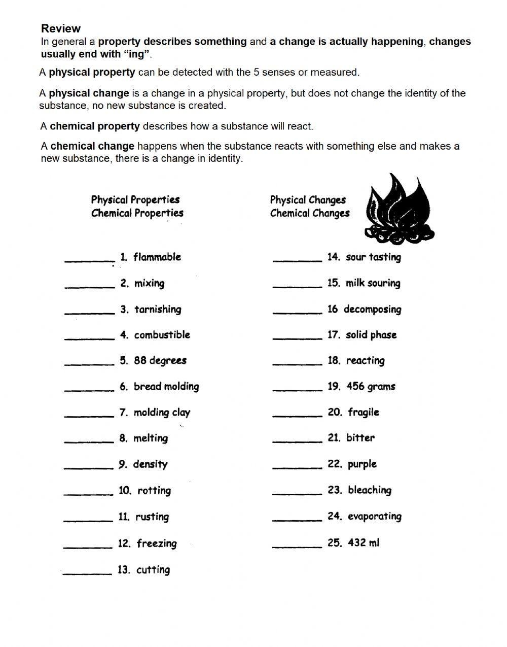 Physical And Chemical Changes Online Worksheet For 8 Live Worksheets Worksheets Library Physical And Chemical Changes Online Worksheet For 8 Live Worksheets Worksheets Library