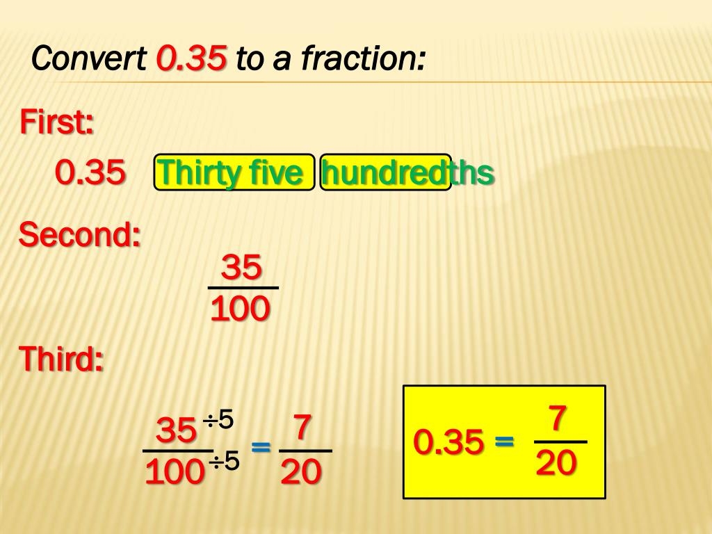 PPT Fractions Decimals And Percents PowerPoint Presentation Free Download ID 3230205