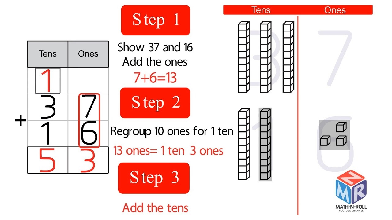 Practice 2 digit Addition With Regrouping Grade 2 YouTube