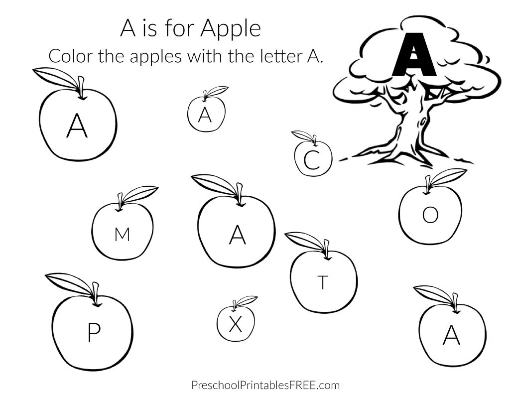 Preschool Letter A Worksheets free Printable Free Preschool Printables