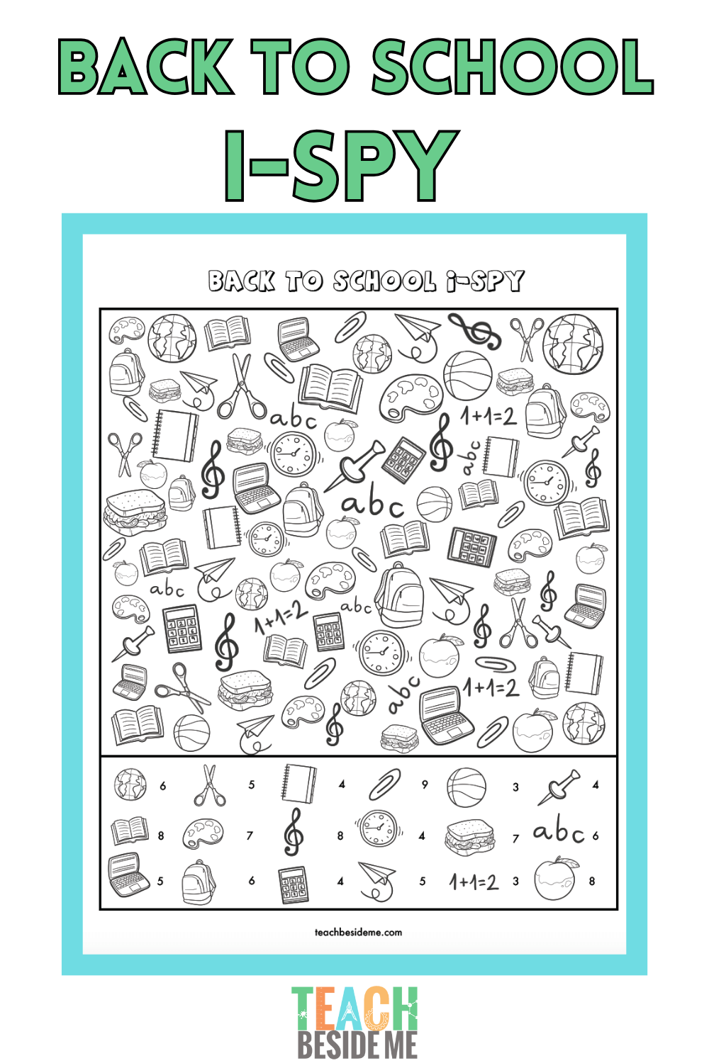 I Spy Worksheets Free Printables