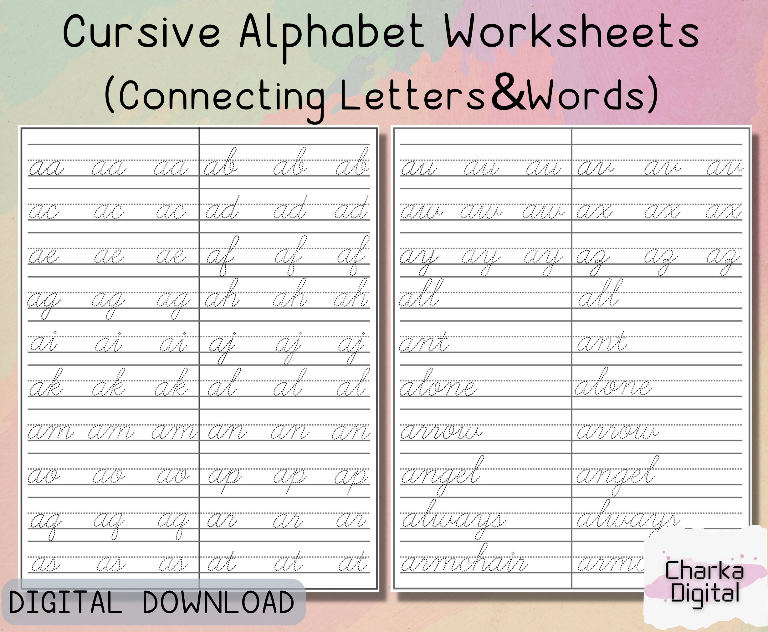 cursive letters worksheets printable cursive letters worksheets printable