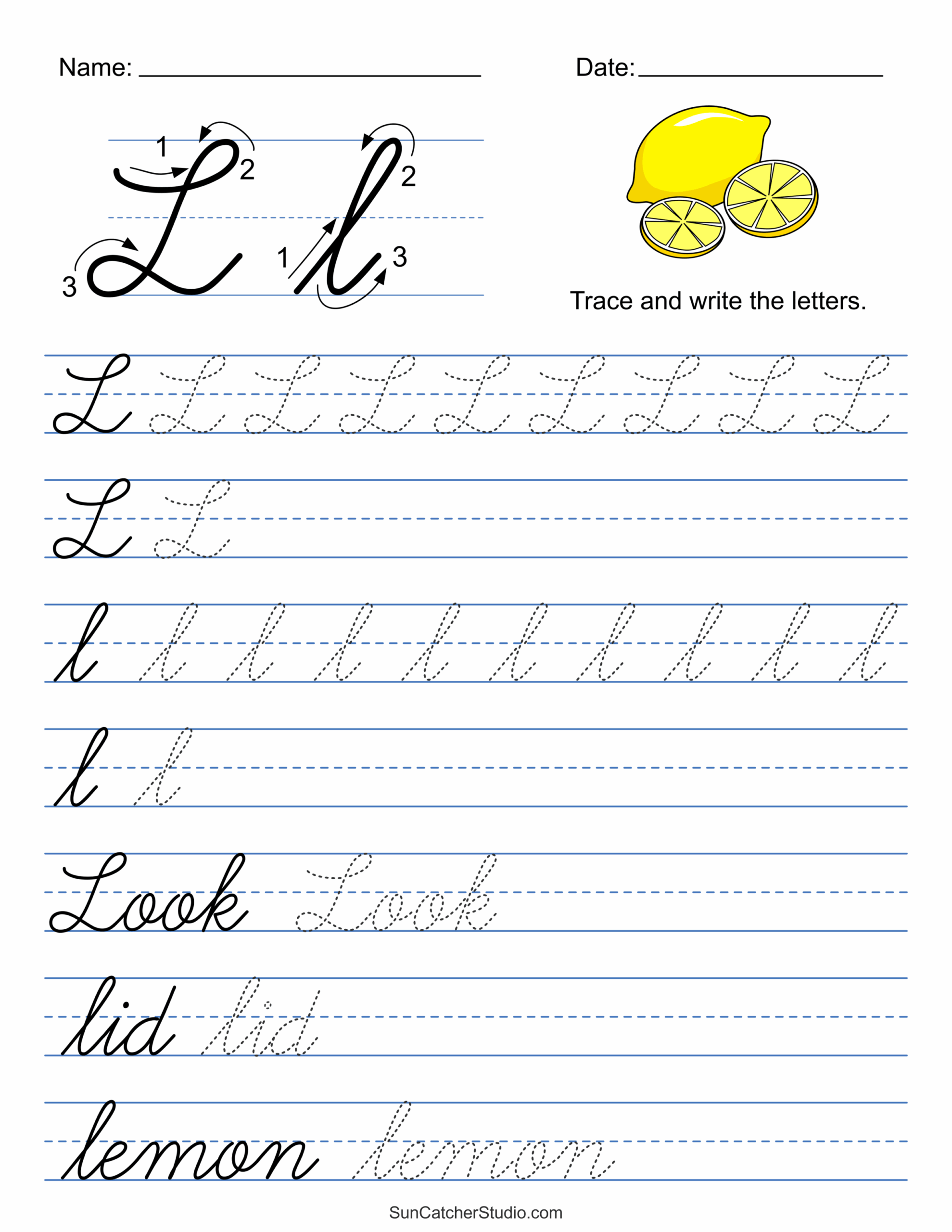 cursive worksheets printable free cursive worksheets printable free