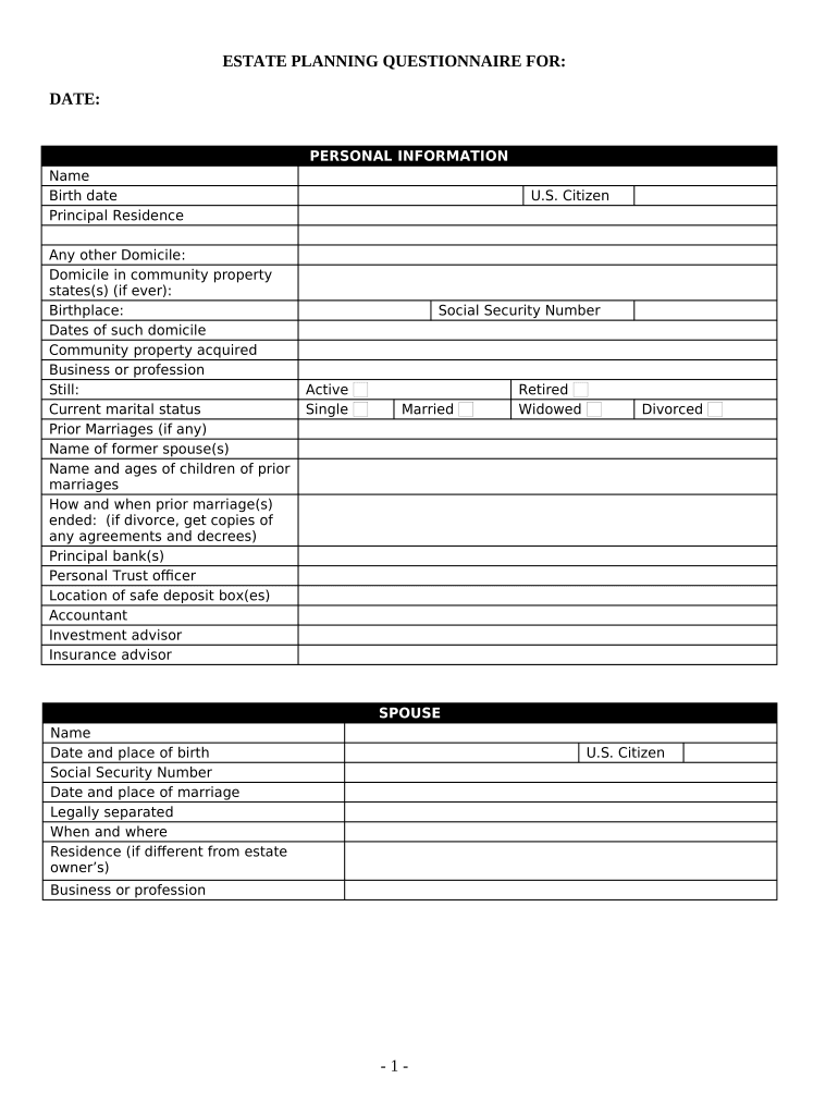 Printable Divorce Asset Worksheet Pre built Template AirSlate SignNow