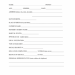 Printable Funeral Pre Planning Sales Worksheet Fill