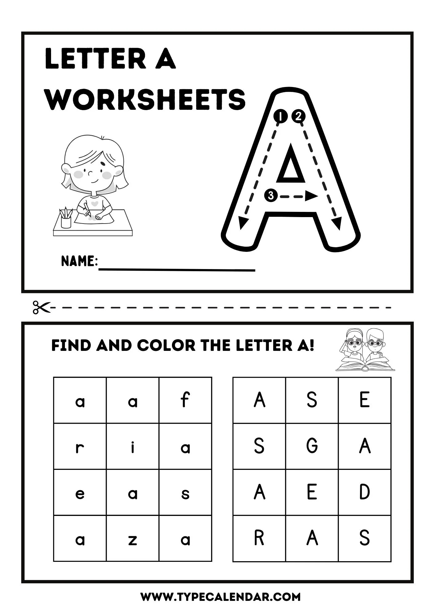 Printable Letter A Worksheets Free PDF Download Printable Letter A Worksheets Free PDF Download