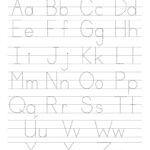 Printable Preschool Tracing Worksheets Alphabet