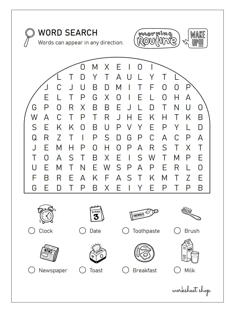 Puzzles Worksheet Shop