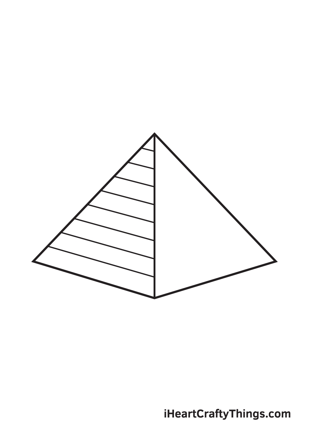 Pyramid Drawing How To Draw A Pyramid Step By Step Pyramid Drawing How To Draw A Pyramid Step By Step