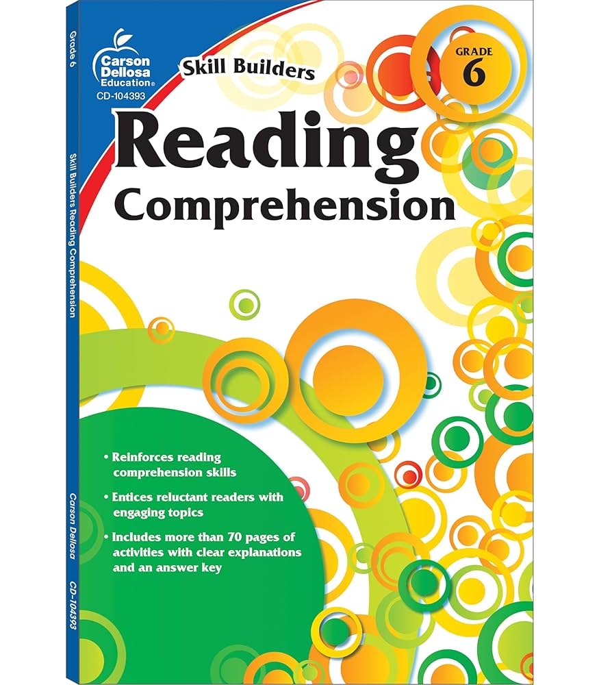 Reading Comprehension Grade 6 Skill Builders Carson Dellosa Publishing Amazon de B cher Reading Comprehension Grade 6 Skill Builders Carson Dellosa Publishing Amazon de B cher