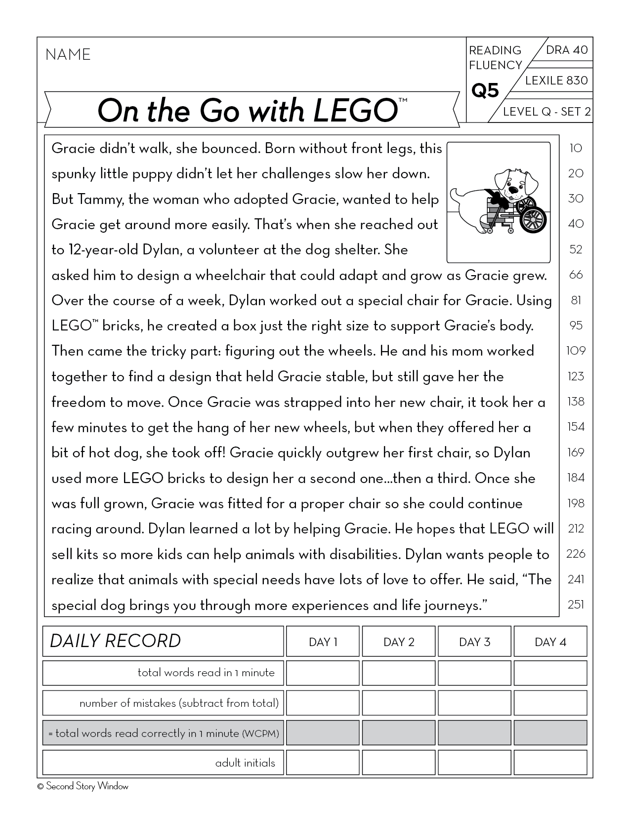 Reading Fluency Homework Level Q Set 2 Second Story Window Worksheets Library Reading Fluency Homework Level Q Set 2 Second Story Window Worksheets Library
