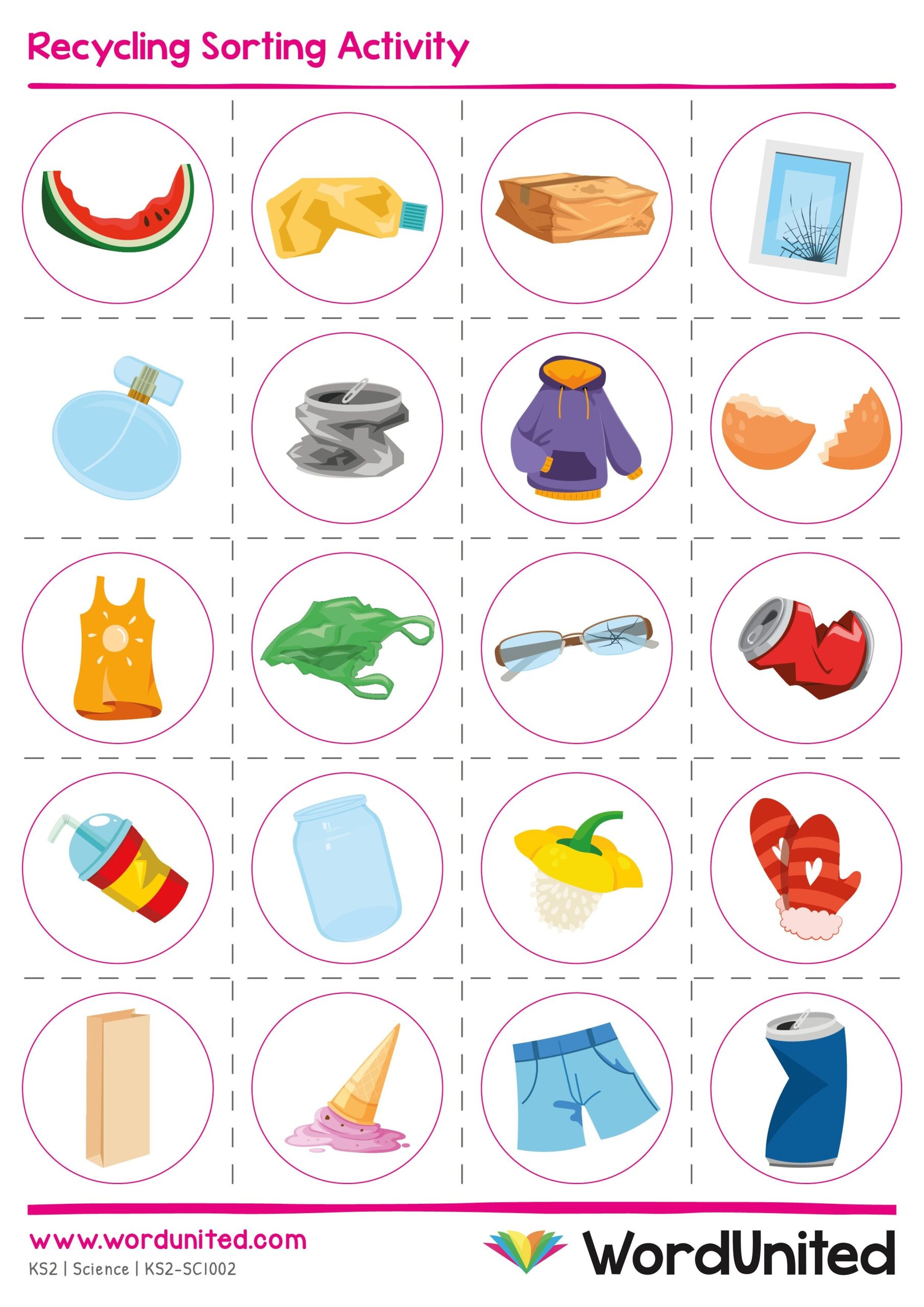 Recycling Sorting Activity Recycling Sorting Activity