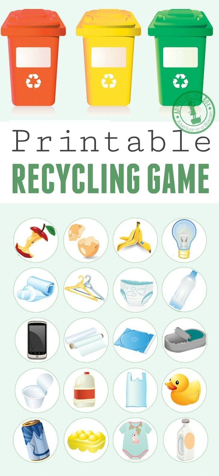 Recycling Sorting Game Recycling Sorting Game