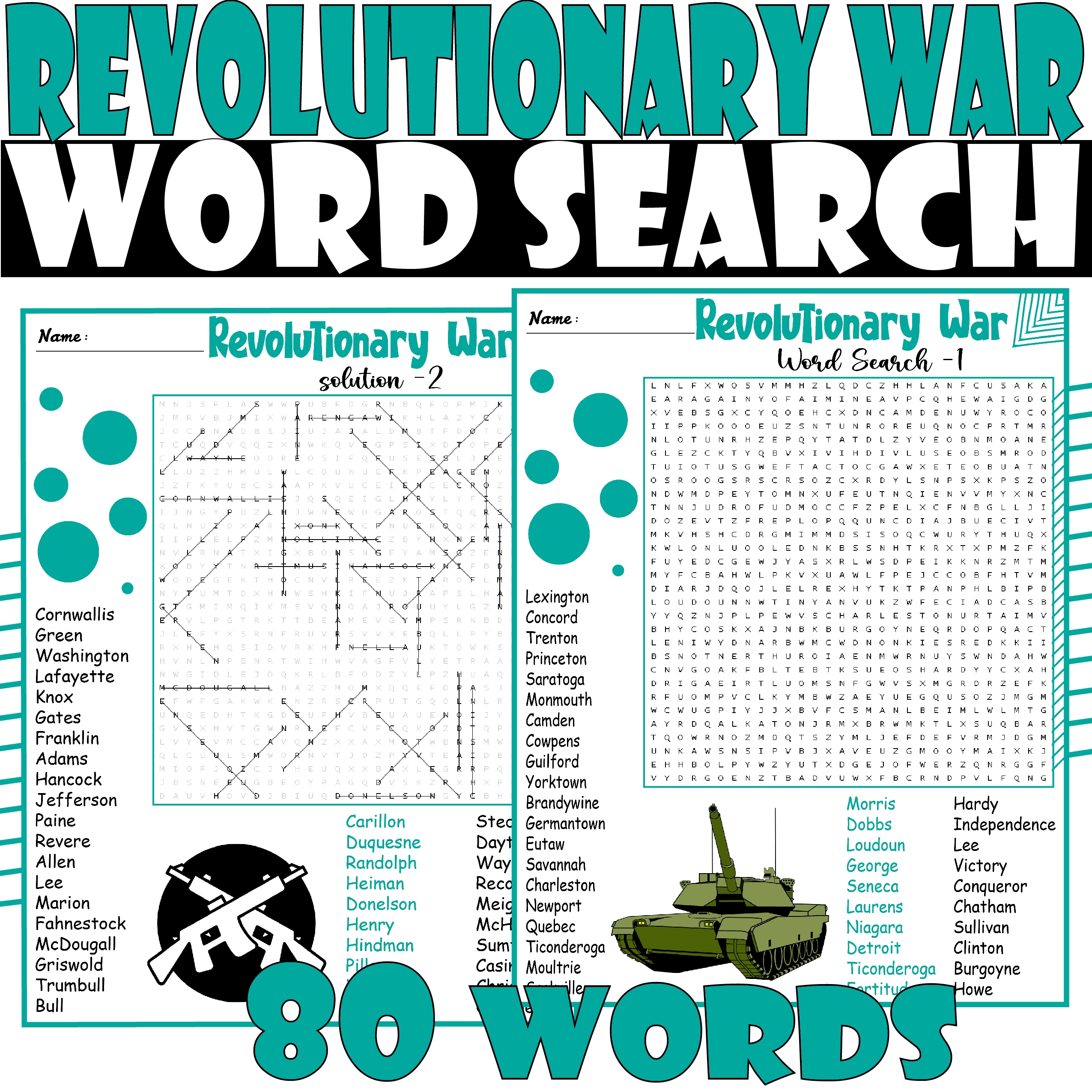 Revolutionary War Battle Word Search Puzzle Revolutionary War Battle Activities Made By Teachers Revolutionary War Battle Word Search Puzzle Revolutionary War Battle Activities Made By Teachers