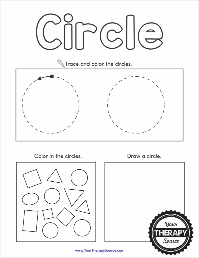 Free Printable Worksheets For Kindergarten Shapes