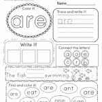 Sight Word are Worksheet Free Printable Digital PDF