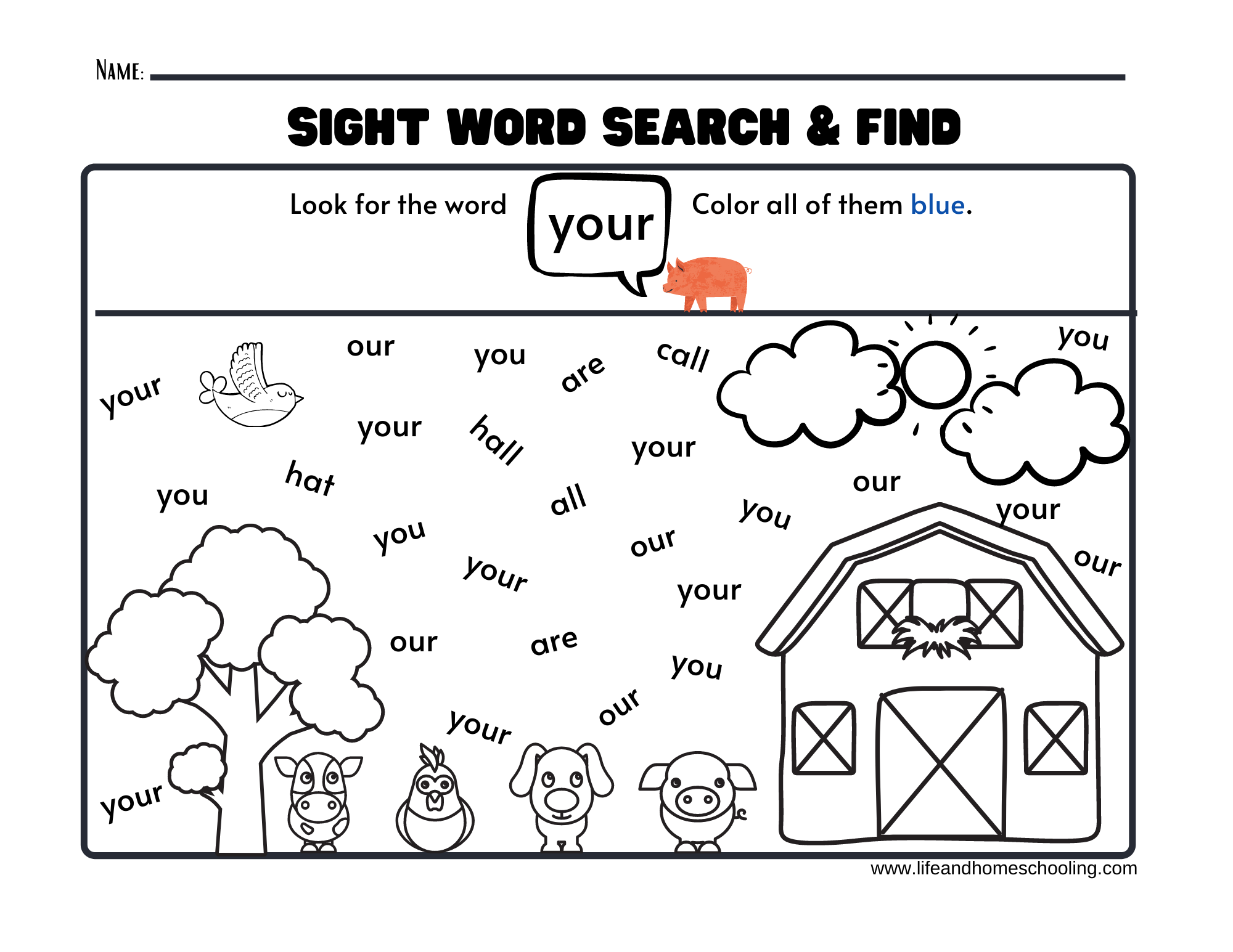 sight word worksheets free printables sight word worksheets free printables