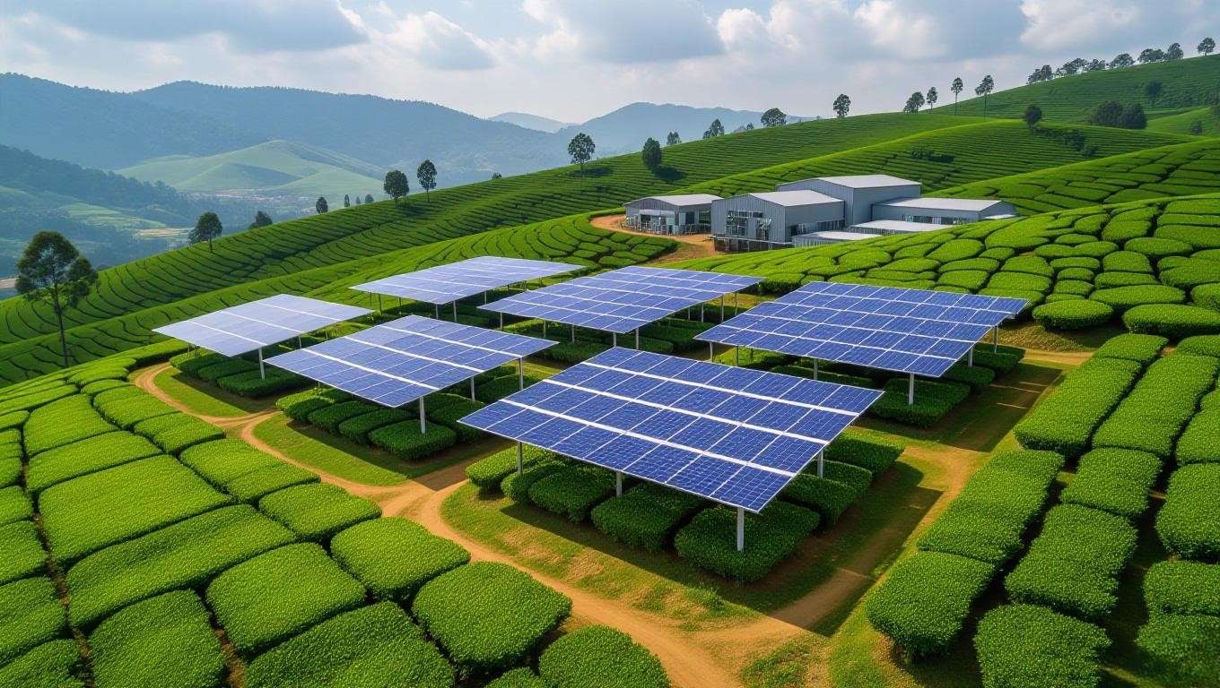 Solar Panels Teas Passage Sustainable Tea Farming Guide